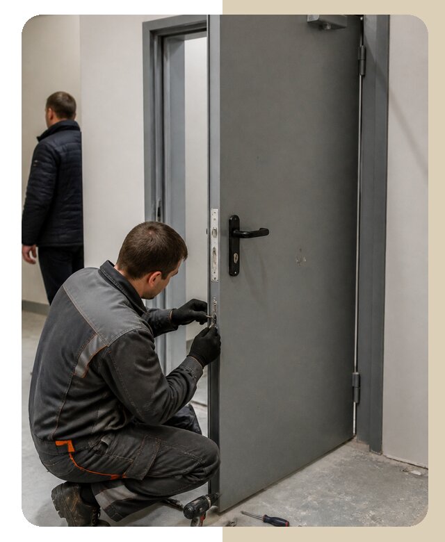 Ремонт противопожарной двери в Анапе по цене 6750 р. | ДвериЛегко-Нпа