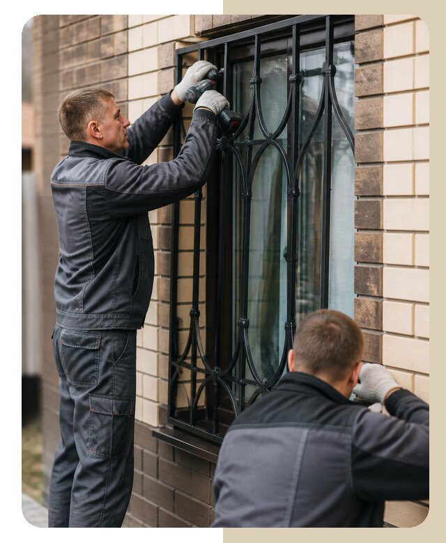Установка решеток в дом в Анапе по цене от 3634 р. | ДвериЛегко-Нпа